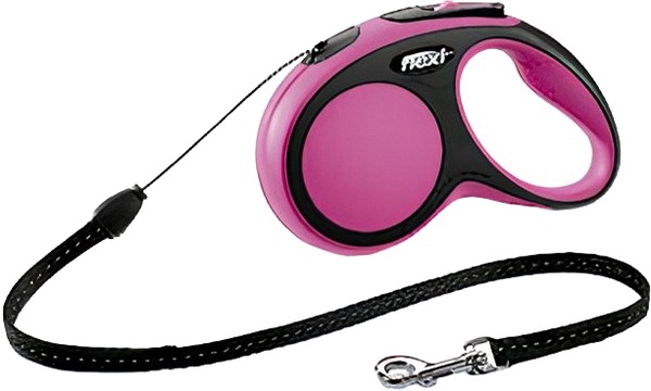 Corre Flexi New Comfort s Cinta 5 m Rosa