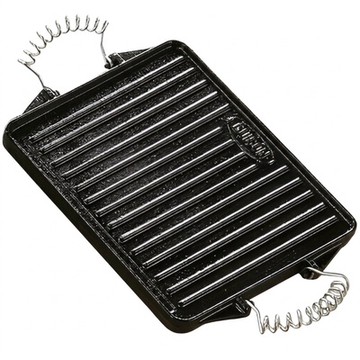 Plancha Hierro Fundido Esmaltada 24x44