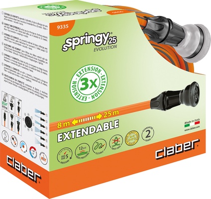 Manguera Extensible Claber Springy 25 mt