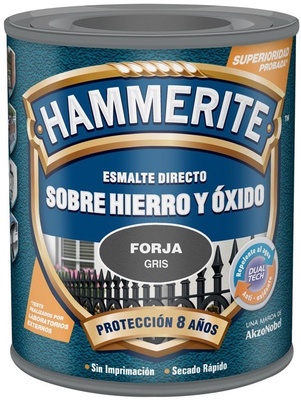 Esmalte Metalico Directo Hammerite Forja Gris 750ml Esmalte Metalico Directo Hammerite Forja Gris 750ml