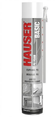Espuma Poliuretano Basic Hauser 670 ml Canula