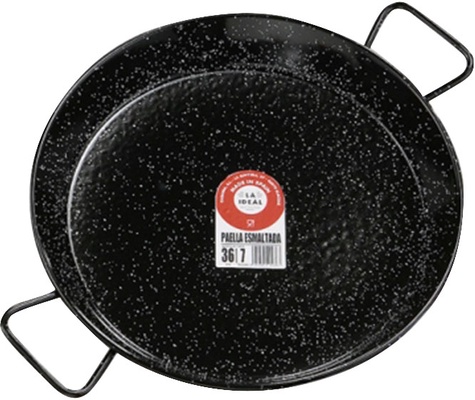 Paellera Esmaltada 46 cm Pata Negra