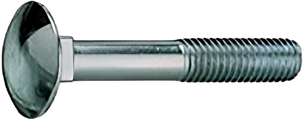 Tornillo Carretillo M8 x 20 mm con Tuerca Cinc
