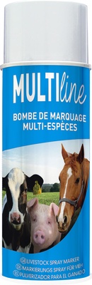 Spray Marcaje Ganado Top Marker 400ml Azul