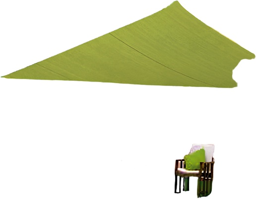 Toldo Vela Impermeable Triangular Verde Claro 3,6 m Toldo Vela Impermeable Triangular Verde Claro 3,6 m