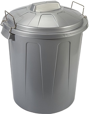 Cubo Basura Esla N� 5 Redondo con Asas Metal 70 L