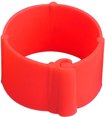 Clip 25 unidades para Gallinas 8mm Color Naranja