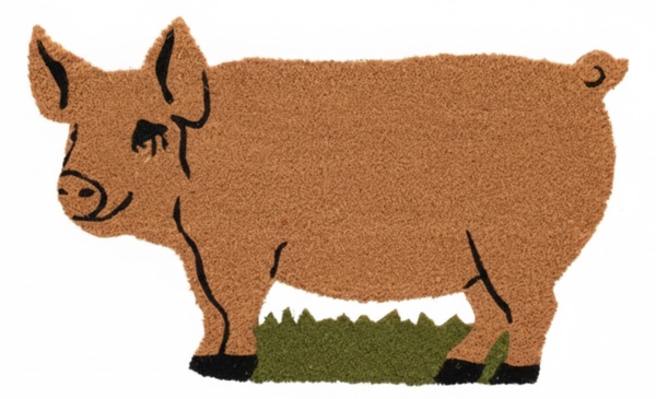 Felpudo Diseño Cerdito Felpudo Diseño Cerdito