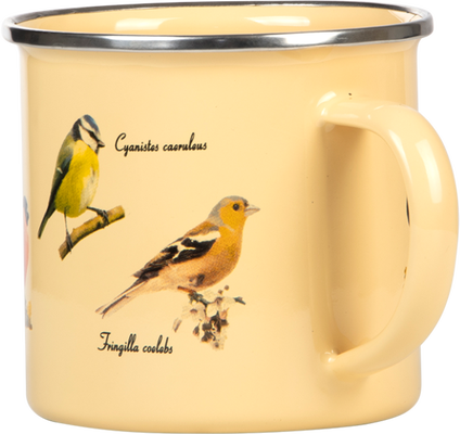 Taza Esmaltada Pajaros