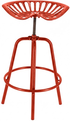 Taburete Diseño Tractor Roja Taburete Diseño Tractor Roja