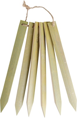 Etiquetas Plantas de Bambu Largas Juego 6 unidades Etiquetas Plantas de Bambu Largas Juego 6 unidades