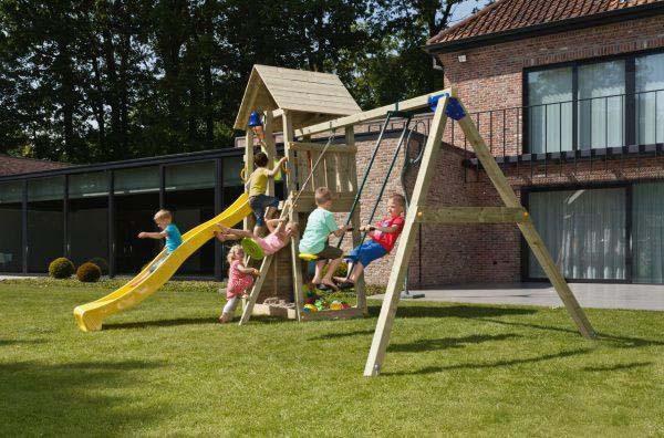 PARQUE INFANTIL LIGNUM CON ASIENTO BEBE