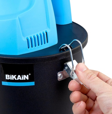 Bikain Aspirador de Ceniza para pellets. 600W. 4 litros Pellet, 600 W, Azul