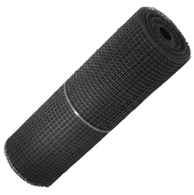 Red Plastico Antracita 9x9 mm 10 Metros