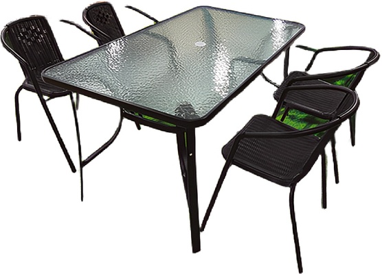 Silla Acero Basica Respaldo PVC