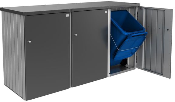 Contenedor Cubos Basura Alex Plata