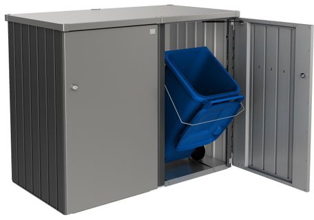 Contenedor Cubos Basura Alex Gris Oscuro