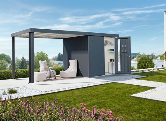 Caseta Neo 292 x 348 x 222 Gris Cuarzo Doble Puerta