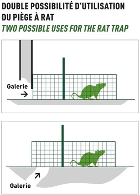 Jaula Trampa 1 Entrada BoxTrap  60x19x19 cm