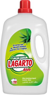 Detergente Lagarto Aloe 40 Lavados