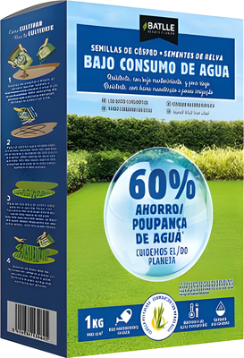 Semilla Cesped Bajo Consumo de Agua 1 Kg