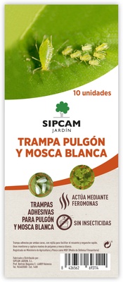 Trampa Adesiva Pulgon y Mosca Blanca Sipcam 