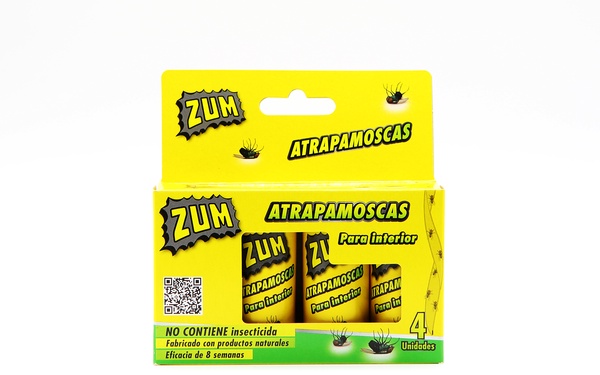 Zum Tiras Atrapamoscas 4 Rollos Zum Tiras Atrapamoscas 4 Rollos