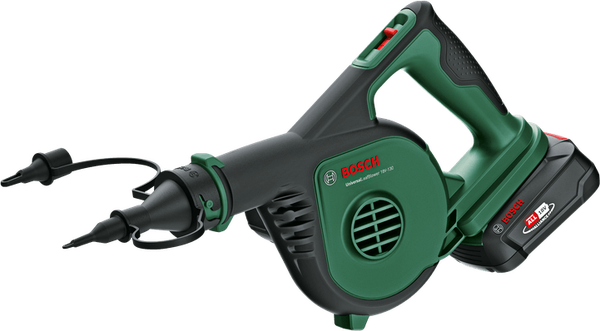Soplador Bosch Universal Leaf Blower 18V-130 con Bateria 2.5 Ah y Cargador
