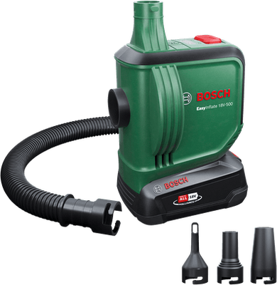 Bomba Aire Bosch Easy Inflate 18V-500 con Bateria 2,0 Ah y Cargador