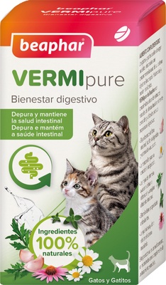 Beaphar VERMIpure 50 Comprimidos Gatos y Gatitos Beaphar VERMIpure 50 Comprimidos Gatos y Gatitos