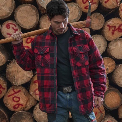 Chaqueta Sobrecamisa Willow Rojo U-Power Talla XL