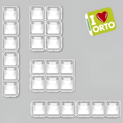 Pack 6 Macetas Jardin Vertical