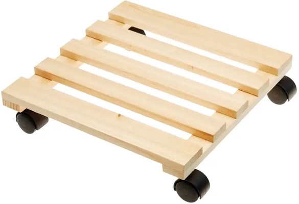 Soporte Maceta Madera Cuadrado 35x35