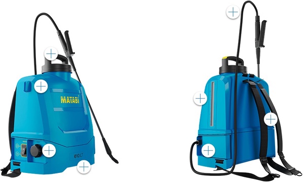 Pulverizador Electrico Matabi E10 Lt