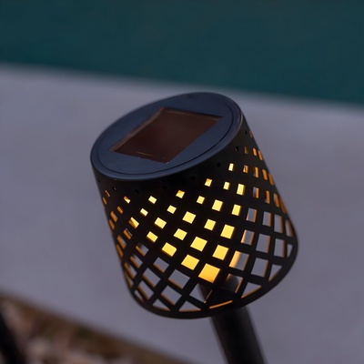 Aplique Solar Jardin Negro 4 uds