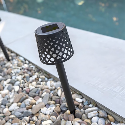 Aplique Solar Jardin Blanco 4 uds