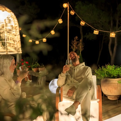 Guirnalda Luces Alba Cable