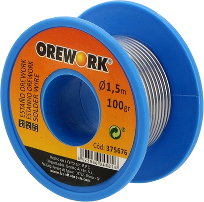 Esta�o Orework 1.5mm 250gr SN33%