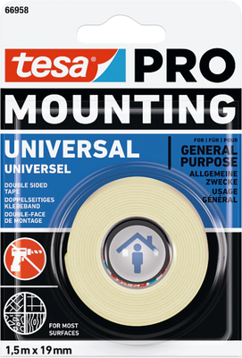 Cinta Doble Cara Mounting PRO Universal 1,5mx19mm
