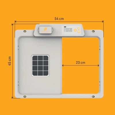 Puerta Automatica Horizontal para Gallinero CHICKA