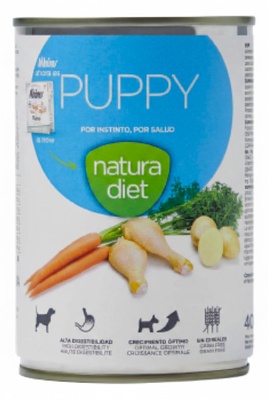 Lata Perro Natura Diet Dog Puppy 400g