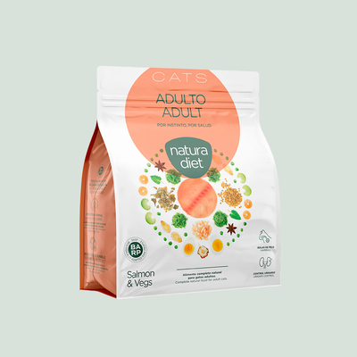 Pienso para Gatos Adult Natura Diet Salmon & Vegs 3 Kg