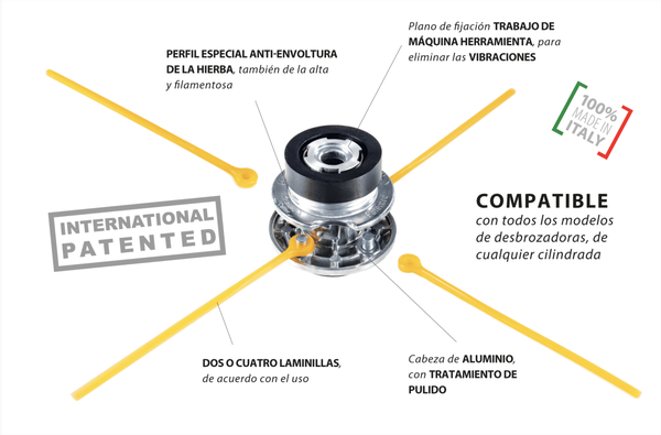 Cabezal Universal Desbrozadora FlashCutter Qfc10