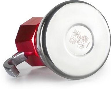 Cafetera Express Ibili Elba Red 600ml