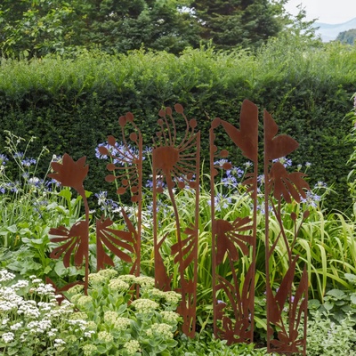 Enrejado 5 Piezas Flores S