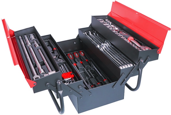 Caja de Herramientas Metalica Ratio 63 Piezas