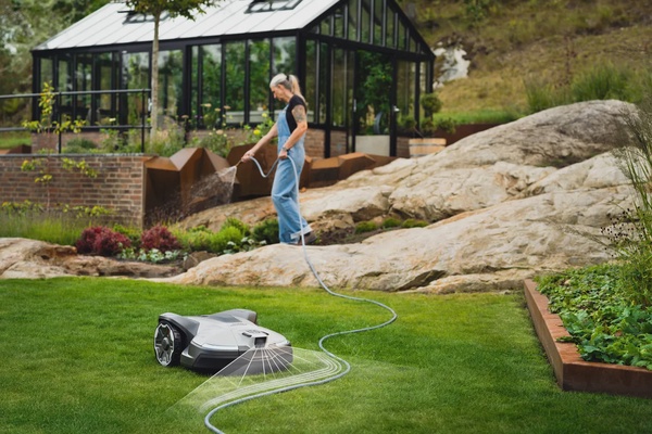 Robot Cortacesped Automower Husqvarna 450 Nera Vision Sin Cables 
