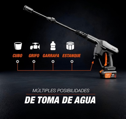 Hidrolimpiadora a Bater�a Altuna AH02 | Kit 18V con Bater�a 4Ah y Cargador