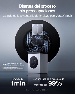 COVACS WINBOT W3 OMNI Robot Limpiacristales con Estaci�n Multifunci�n, Autolavado de Mopa, Limpieza Inteligente de Bordes, Atomizador Triple, Control v�a App, Protecci�n de 12 Fases