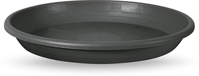 Plato Cilindro Plastico Bronce 28cm